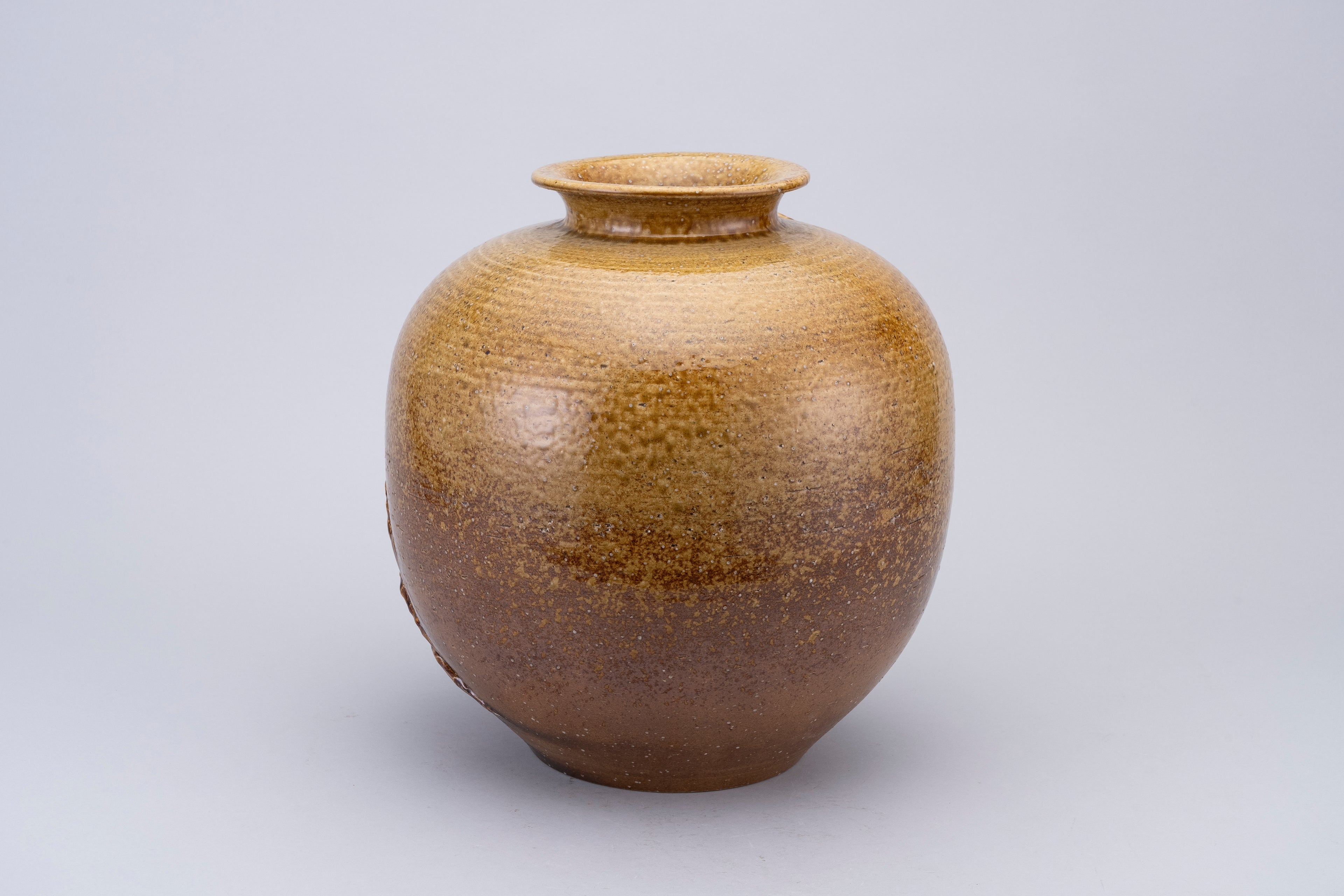 Large handmade landscape vase