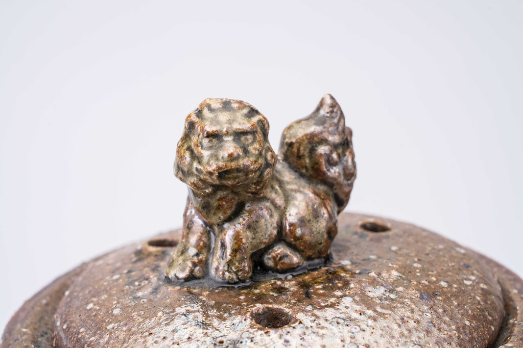 Incense burner with lion