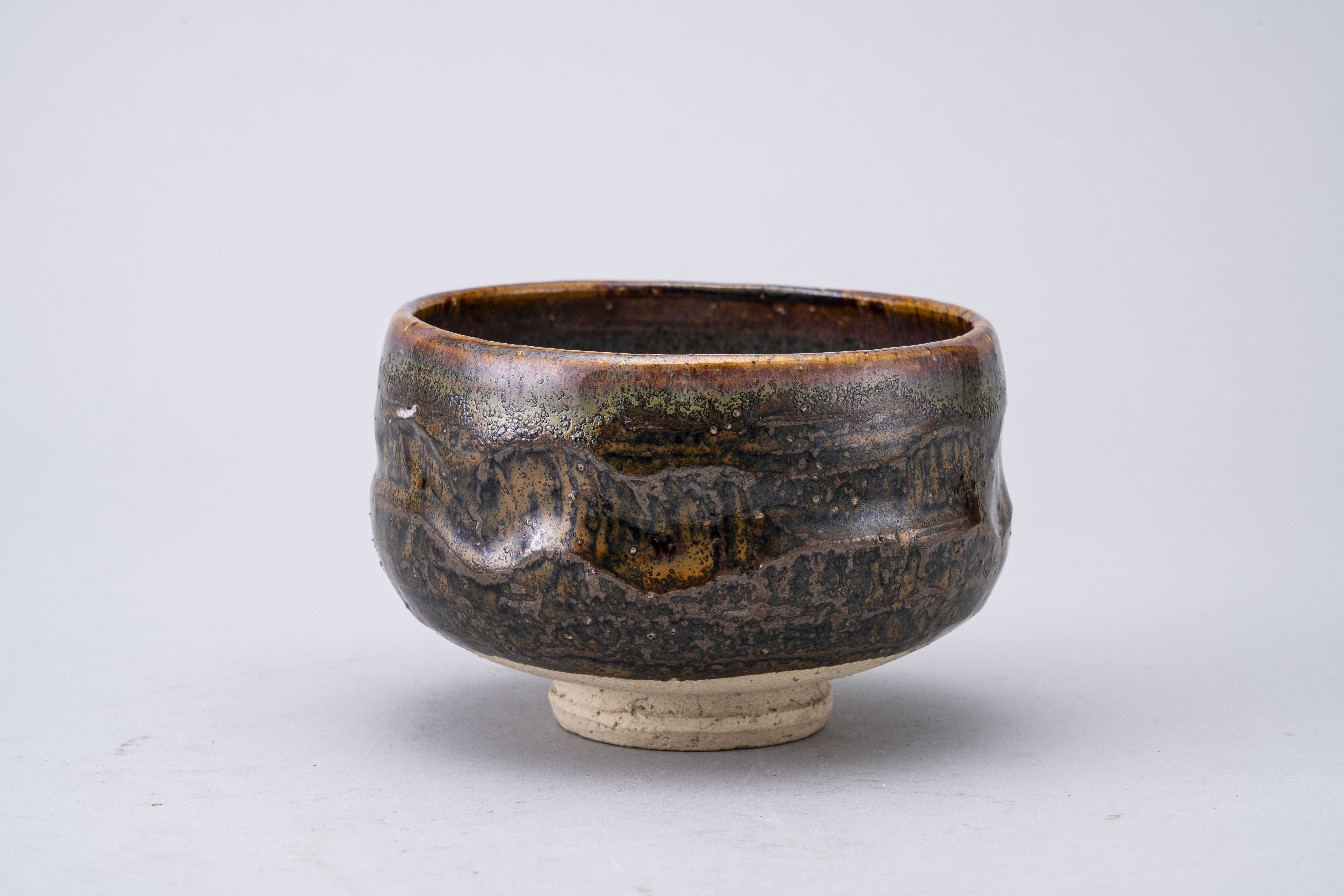 Kumoi Wood-Fired Matcha Bowl (Round Type) – Shigaraki ware KAMA