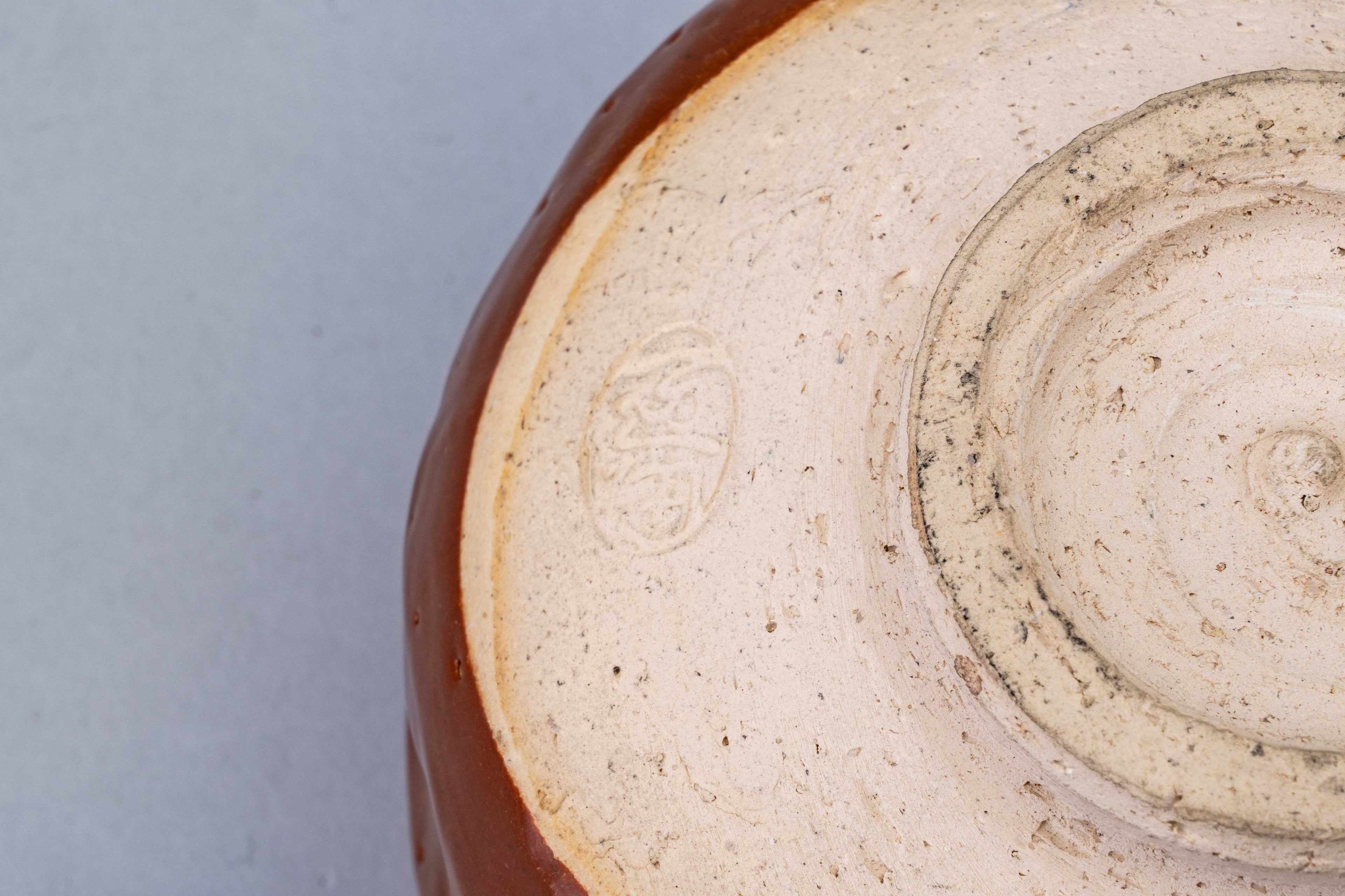 Ippen Nakagawa Red Raku Tea Bowl B