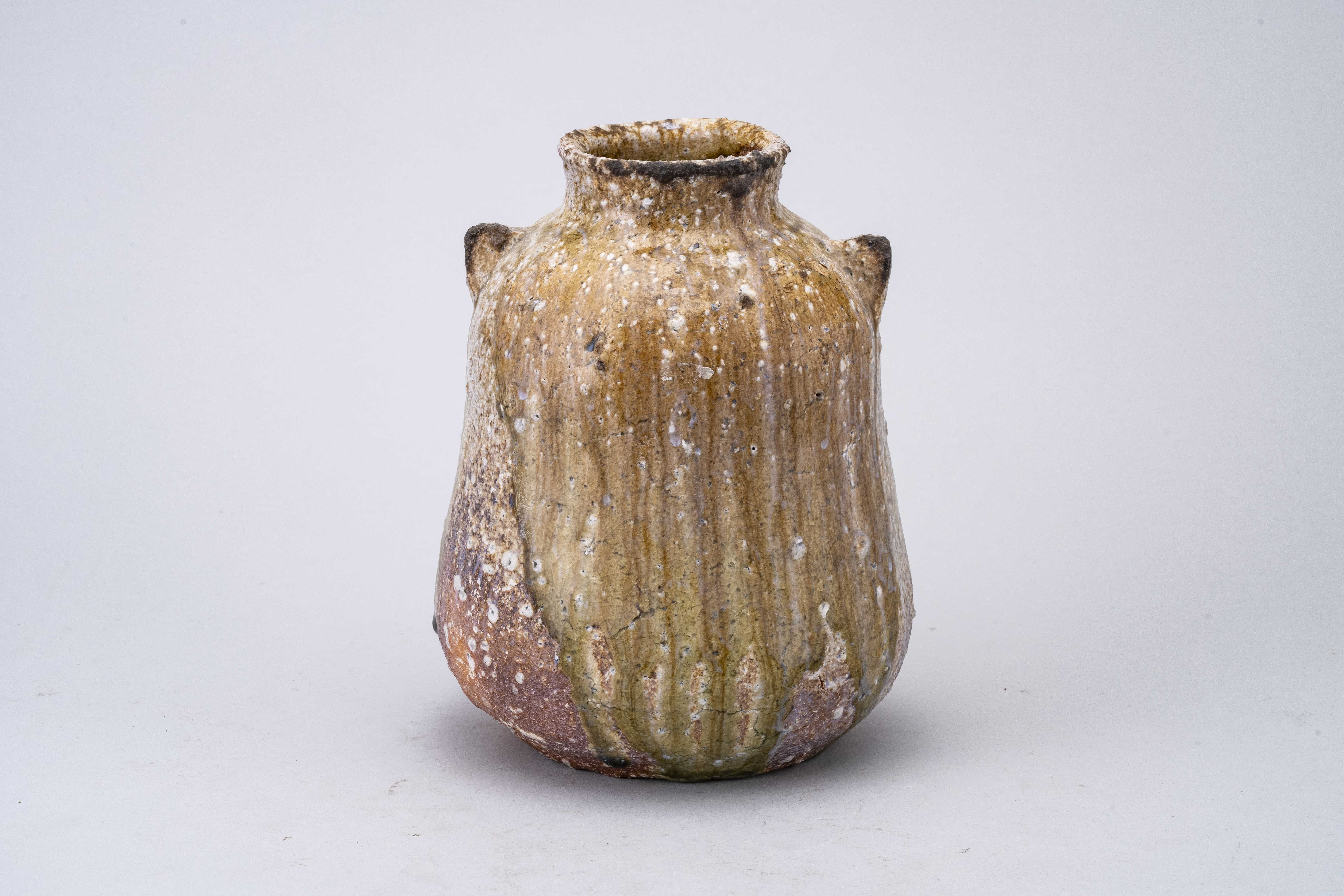 Wood-Fired Flower Vase A – Shigaraki ware KAMA
