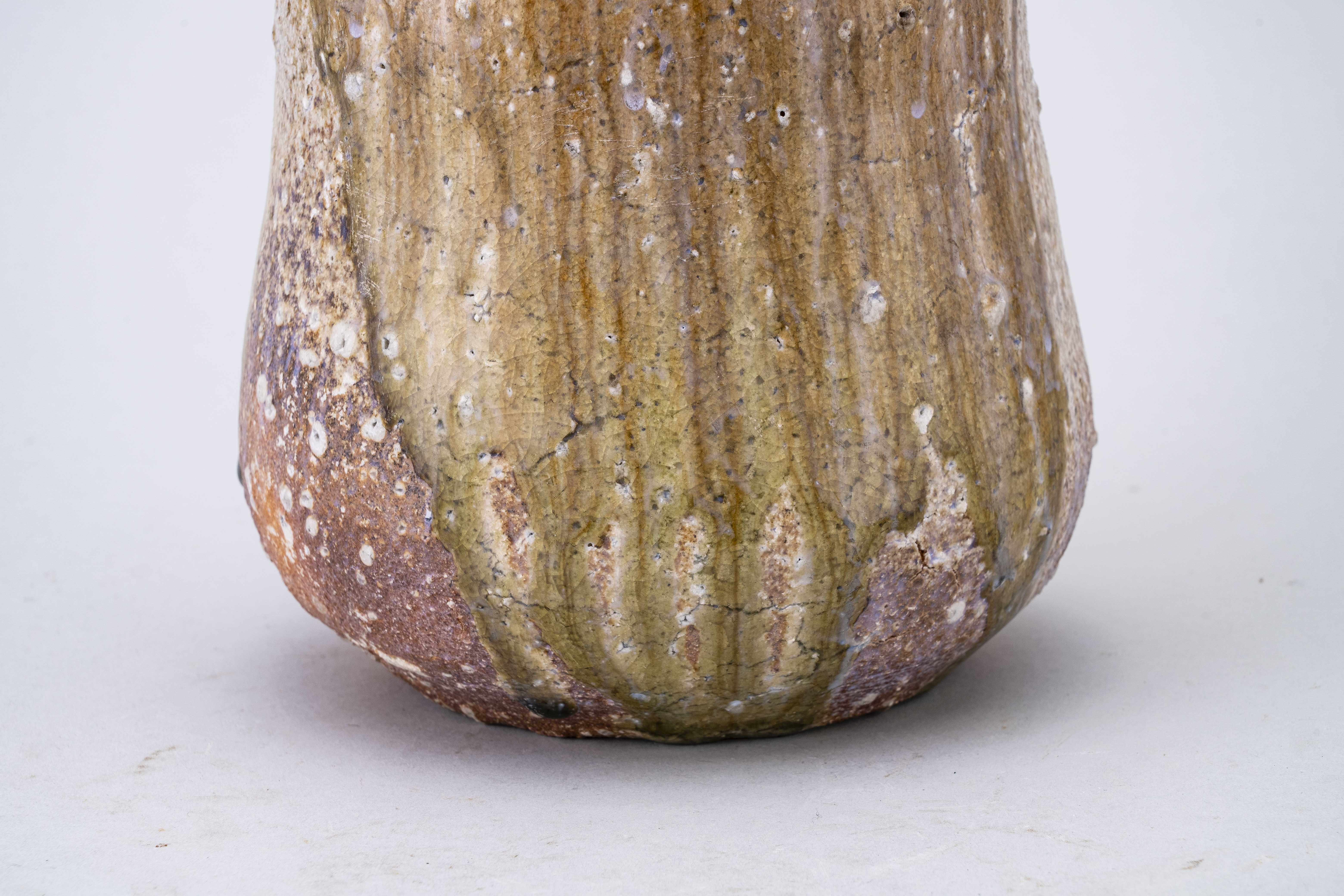 Wood-Fired Flower Vase A – Shigaraki ware KAMA