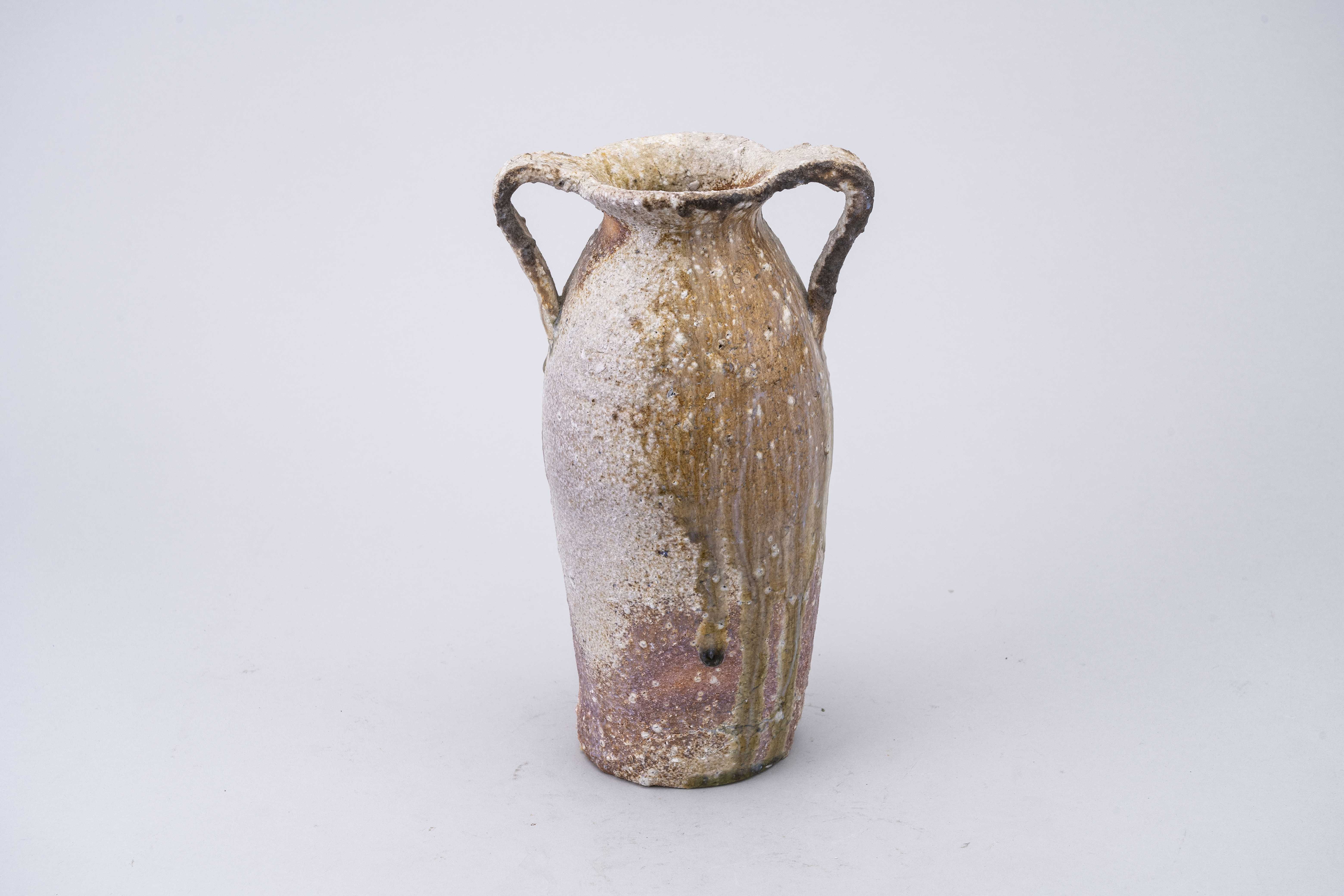 Wood-Fired Flower Vase D – Shigaraki ware KAMA