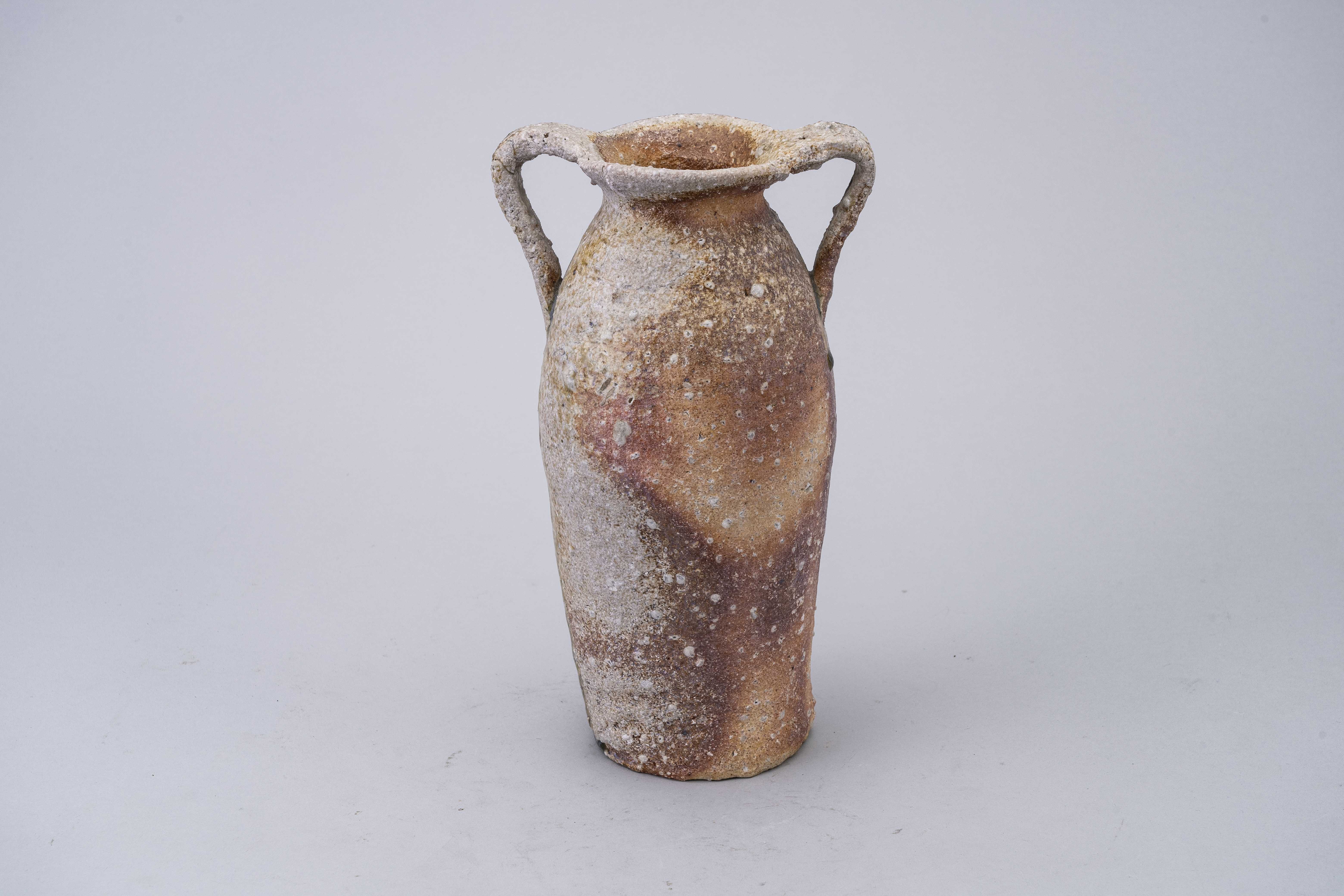Wood-Fired Flower Vase D – Shigaraki ware KAMA
